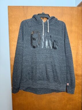 HOMAGE Charcoal Marled Graphic Pullover Hoodie